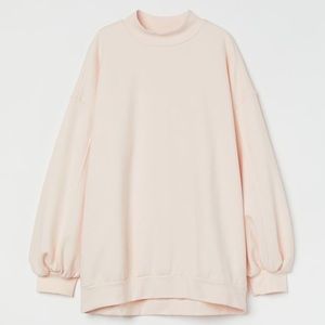 H&M Oversized Sweatshirt/Light Apricot